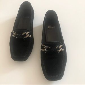 Stuart Weitzman black suede shoes